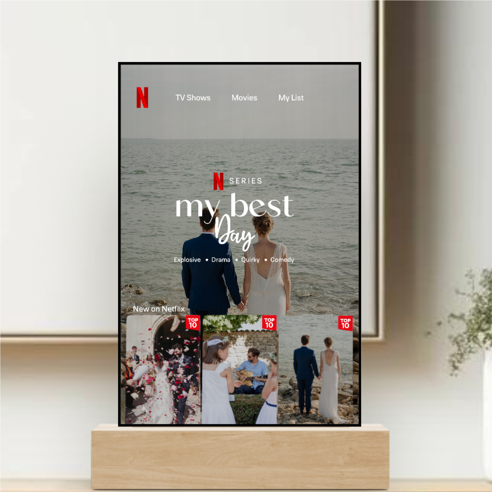 Netflix "My Best Day" - Plaque personnalisée