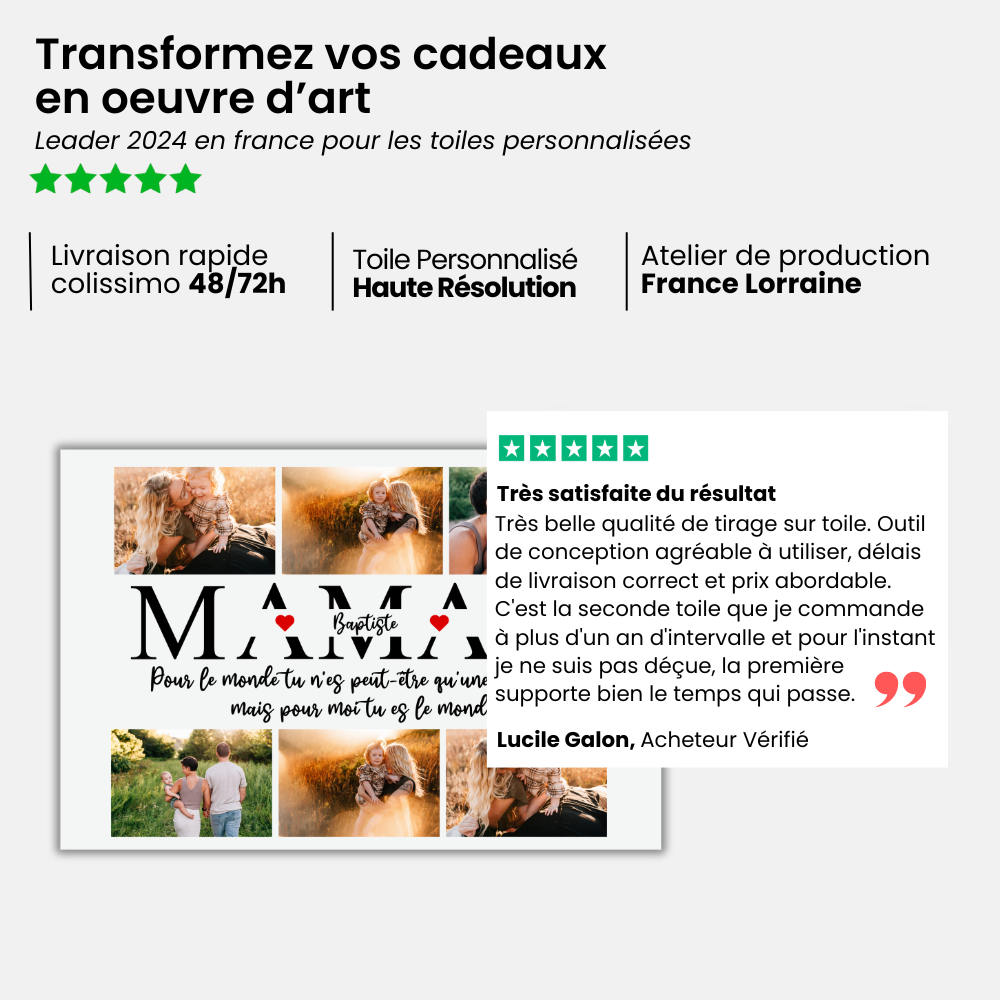 Netflix Ed. Mamie - Toile personnalisée