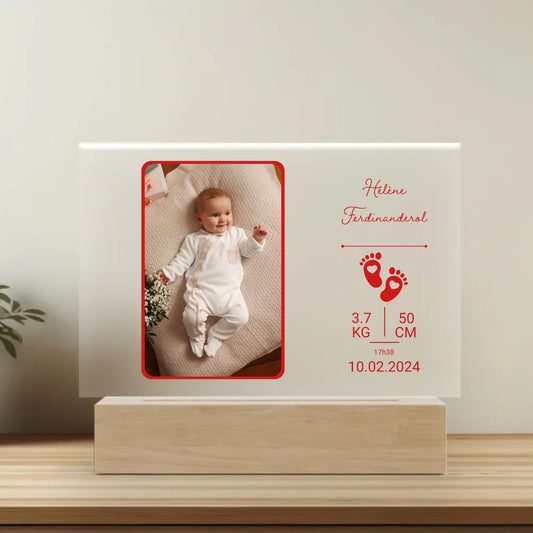 Mon bébé - Plaque naissance