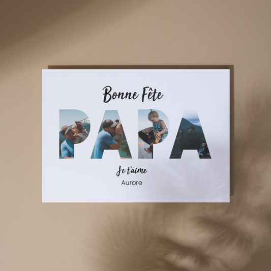 Bonne fête Papa - Toile Personnalisée