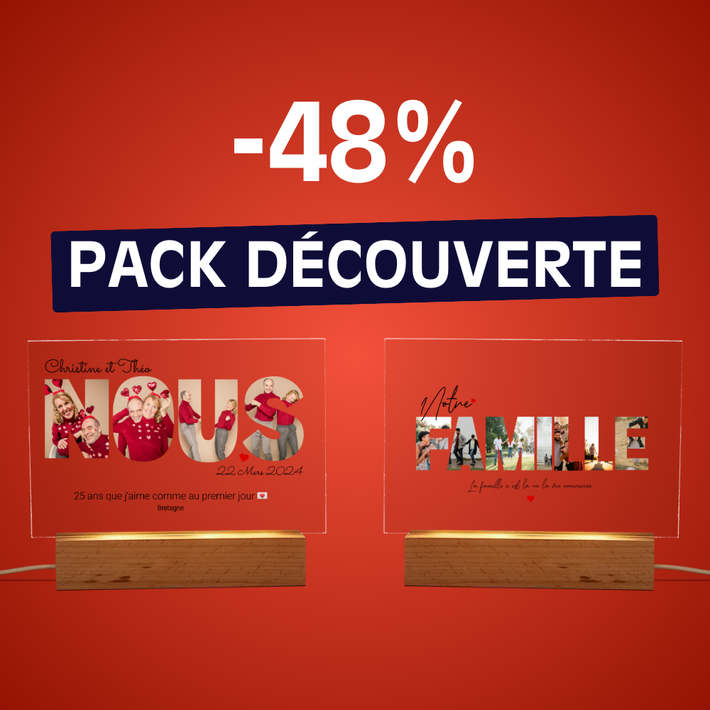 -48% : Pack Découverte (Partenaire + Famille)