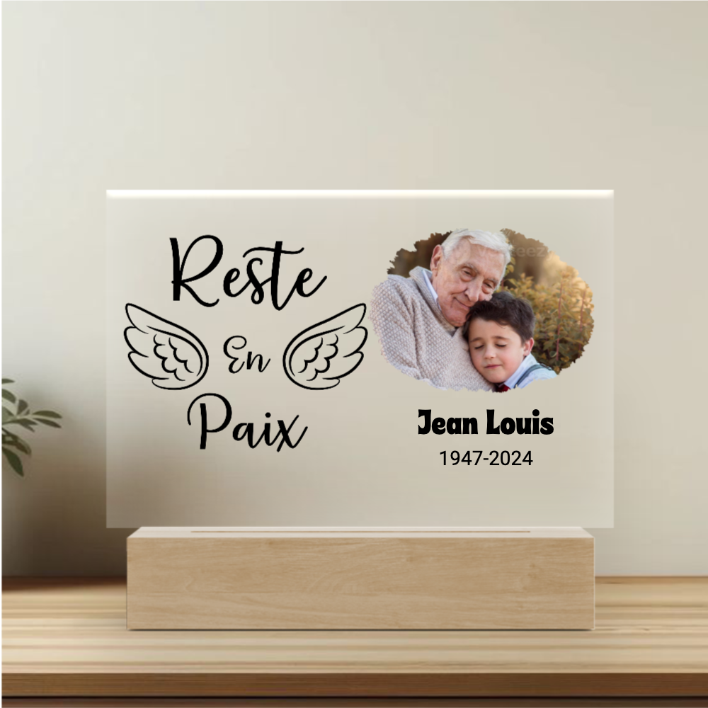 Reste en paix - Plaque commémorative