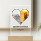L'amour où tout a commencé - Plaque Cristal Acrylique